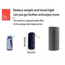 Outdoor Camping Inflatable Sleeping Pad With Pillow, Ultra-Light Air Mattress With Built-In Air Pump, Hiking - Self Inflating Model - View 7