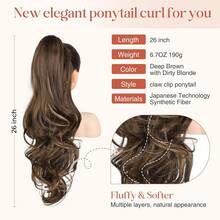 Wig Tools - Koyu kahverengi ve koyu sarı - Görünüm 4