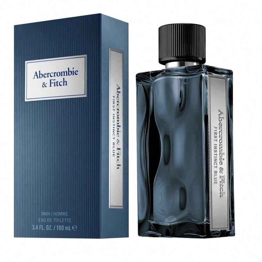 Abercrombie & Fitch First Instinct Blue Mens 100ml EDT With Free Fragrance Gift - Woody & Earthy - View 1