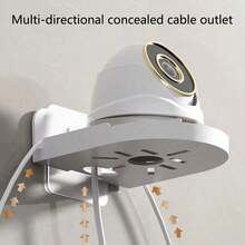 1 pieza Soporte de montaje en pared universal sin taladro para cámara de - Soporte de almacenamiento duradero y ahorra espacio - Multicolor - Ver 6