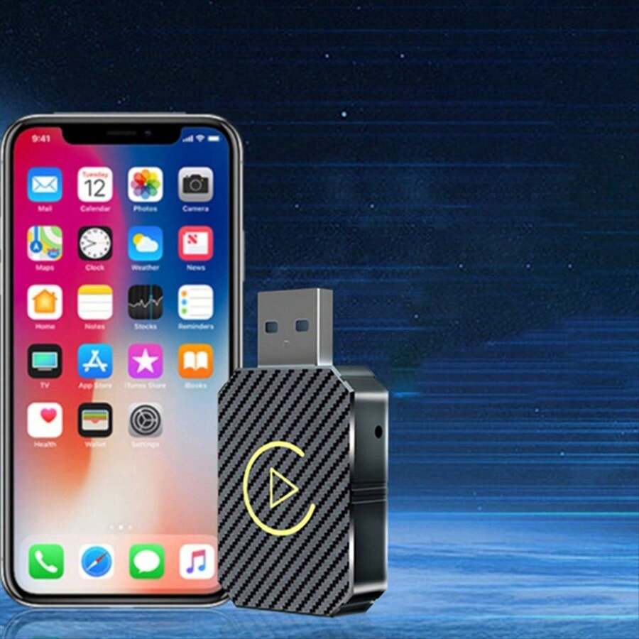 2 In 1 CarPlay Box Android Auto Wireless CarPlay Converter Car Android Smart Box Wireless Adapter Car Adapter - A - View 1