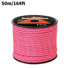 Tali Paracord 7 Untai 4mm Sepanjang 164 kaki/50 meter untuk Luar Ruangan, Poliester Tahan Lama, Aksesori Tenda, Perlengkapan Penting untuk Luar Ruangan, Cocok untuk Tenda, Kepang DIY, Pilihan Berbagai Warna - MultiWarna - View 3