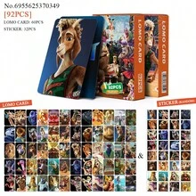 Tarjetas fotográficas láser de la película GOAT, álbum de colección de fans de impresión HD a doble cara, multifuncional y práctico, retratos de alta definición Tarjetas coleccionables LOMO, se pueden coleccionar o decorar, un regalo pensado para fans y amigos - Multicolor - Ver 2