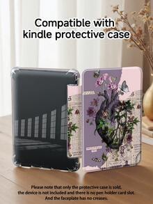 Ayotu 心形花朵拼接插画平板电脑保护套和 Kindle 电子书保护套，兼容 iPad 第十代、11 英寸/Air 第四代/Air 第七代/9.7 英寸，兼容三星 Galaxy Tab A9 Plus，Kindle（第十一代 - 2024 版）（6 英寸），Kindle Paperwhite 第十二代 2024 版，时尚简约的图案使其成为绝佳的节日礼物。 - 彩色 - 查看 9