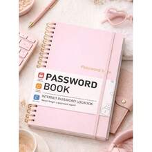 1pc Simple Password Book, Minimalist 52 Sheets Advanced Address Password Manager With Website Password Quick Access Username And Password Storage Perfect For Home Office Internet Computer Logins,School Office Supplies,Office Desk Accessories,New Year Gifts - Multicolor - View 12