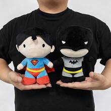 Batman 20cm Muñeco de peluche clásico de superhéroe, , , Liga de la Justicia, muñeco de peluche suave, regalo de Navidad y Halloween para niños - Multicolor - Ver 3