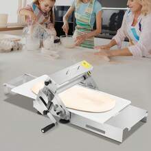 kangten Dough Rolling Machine W/ Wide Metal Gears, Manual Dough Roller Adjustable Thickness - View 9