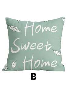 1件/4件装春季枕套，床上用品，枕套，单面印花枕套，柔软舒适的家纺，叶子和花卉图案，透气抗起球，柔软亲肤，可拆卸可水洗，沙发装饰，沙发床汽车装饰靠垫套，室内装饰，婚礼，OEKO-TEX认证 - 彩色 - 查看 9