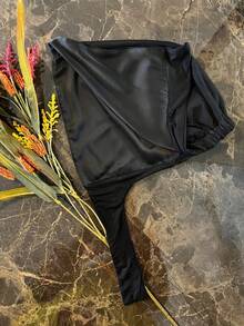 1 chiếc mũ trùm đầu Hijab bằng vải jersey lót satin, khăn lót bên trong dành cho phụ nữ Hồi giáo, mũ trùm đầu ngủ cho áo Abaya, mũ lót hàng ngày cho trang phục che mặt, đồ dùng cần thiết khi đi nghỉ mát và du lịch. - Nhiều màu - Xem 9