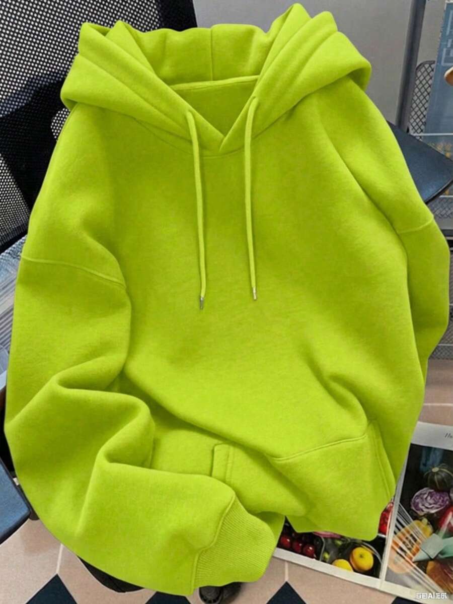 Women Sweatshirts & Hoodies - Lime Green - View 1