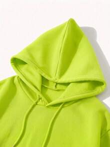 Women Sweatshirts & Hoodies - Lime Green - View 3
