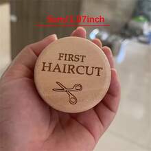 Fetal Hair Collection And Preservation Commemorative Wooden Memory Box First Curl Memory Container First Haircut Collection Commemorative Box Wooden Material Ideal Choice For Home Decoration - View 5