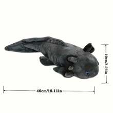 42cm/16.53in Multi-Colored Soft And Cute Hexagonal Dinosaur Plush Toy - Filled With Soft Salamander Stuffing, Perfect As A Birthday Gift - Màu xanh lam - Xem 2