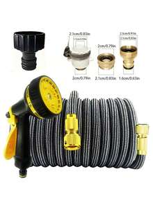 25FT-150FT Expandable Garden Watering Hose High Pressure Car Wash Magic Flexible Water Hose Irrigation Cleaning Tools - A - View 17