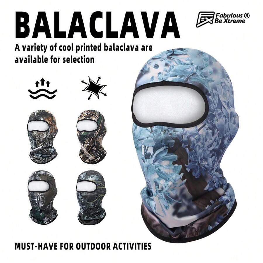 Fabulous Be Xtreme 2pcs Outdoor Camouflage Sun Protection Neck Gaiter - Multicolor - View 1