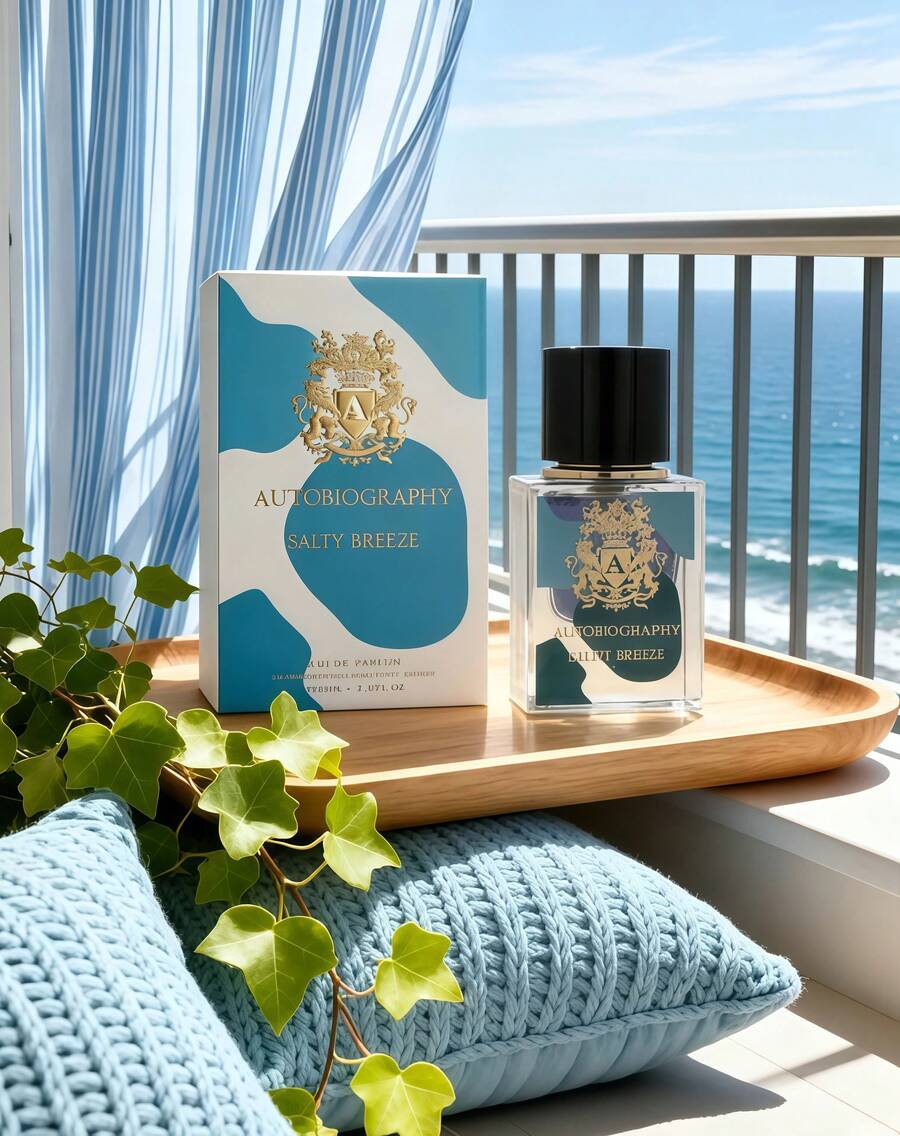Lattafa Salty Breeze Autobiography Unisex Eau De Parfum | Fresh Marine Perfume With Sea Salt And Grapefruit - Fresh - View 1