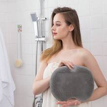 Bathroom Exfoliating Foot Scrubber Mat, Slouchy Person's Helper, Silicone Massage Pad For Removing Dead Skin - Multicolor - View 12