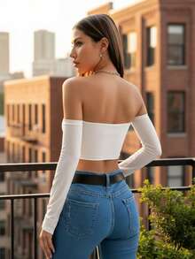 Women Tops - White - View 2