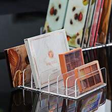 2 Packs Acrylic CD Storage Racks. These CD Display Racks Hold Up To 14 Standard CD Cases And Are Suitable For Media Organization, Home Decor, Back-To-School Classroom Decoration, And School Supplies. - Clear - View 8