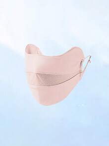 1个女士夏季透气网眼面罩，防紫外线全脸防晒薄冰丝遮阳罩 - 防曬口罩 - 查看 7