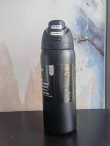 32oz Stainless Steel Insulated Sports Water Bottle With Straw, Suitable For Sports, Travel And School, 32oz Large Capacity Metal Vacuum Insulated Coffee Travel Mug, 32oz Portable Water Bottle, Keeps Hot/Cold For Hours, Sweat-Proof, Durable, 32oz Outdoor Sports Water Bottle For Outdoor Activities, Camping, Driving, Birthday Gift, Christmas Gift For Male And Female Fitness Enthusiasts - Multicolor - View 9