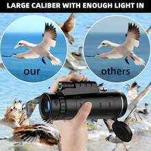 Ultra-Clear HD Monocular Telescope, Ideal For Birdwatching, Hiking, Camping, Sports, And Travel - Multicolor - View 4