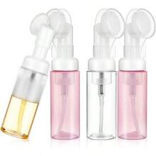 60ml Foaming Bottle With Brush, Foaming Pump, Foaming Bottle, Smooth, Foaming Device, Container, Travel - Multicolor - View 1