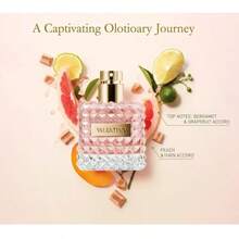 Valentino Donna Women Perfume Eau De Parfum Spray 3.4 Oz / 100 Ml Floral Oriental Scent - Hương hoa phương Đông 100ML - Xem 4