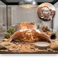 Vintage Style Stone Arch Cave Decor For Aquarium Landscaping, Fish Hiding Tunnel, Suitable For Aquarium Decor (Can Also Be Used For Terrestrial Animal Habitats) - A - View 5