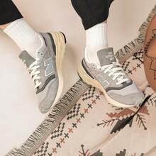 New Balance Men's And Women's 997R Series Retro Running Shoes, Casual Shoes, Couple Shoes U997RHA - Grey - View 1