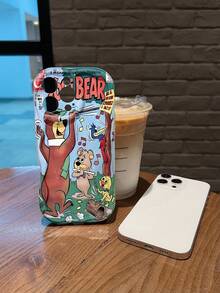 Musical Friends Phone Case Compatible With  17  16 Pro Max  15 Pro Max  13 And  12 Made Of TPU Material Providing Shock And Drop Protection With A Colorful And Playful Design A Perfect Gift For Fans Of Classic Cartoons And Beloved Characters - White - View 6
