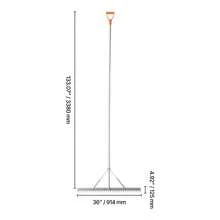 Garden Rakes - Teichrechen، 338 سم (133 زول) - مشاهدة 10