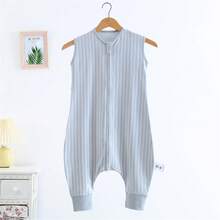 1pc Kids Split Leg Sleeping Bag 0.5tog Thin, Comfortable, Sweat-Absorbent & Breathable, All Season - Multicolor - View 16