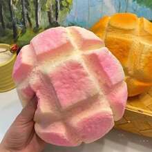 Pineapple Bread Soft & Bouncy - Slow Rising Soft Squeeze Stress Relief Toy, Suitable For Teenagers And Young Adults (Yellow/Pink), Aesthetic - Multicolor - View 2