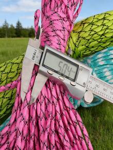 10/50/100米黑色尼龙编织绳 - 多用途编织绳，适用于手链、香巴拉绳及各种工艺品，粗细0.5-4毫米 - 彩色 - 查看 10