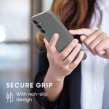 Case Compatible With Samsung Galaxy A16 5G - Ultra-Thin TPU Case With Raised Edges - Metallic Gray, 41808660 - 紅木色 - 查看 6