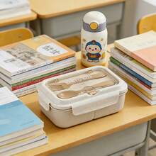 Bộ 3 món: Hộp cơm bento người lớn - Cốc yến mạch - Túi đựng cơm trưa - Mang theo, nhẹ, tiện lợi, kèm thìa và dĩa, bền, chống rò rỉ và chất liệu an toàn thực phẩm. - Nhiều màu - Xem 8