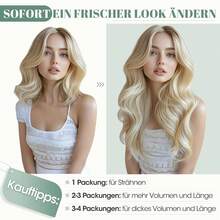 Extensiones de Cabello Humano con Clip Rich Choices, 8 Piezas, 20cmExtensiones de Cabello Humano con Clip, Invisibles, Color Rubio 12/613, Remy, Sedoso, Liso, Natural - Tramas Delgadas - #2 Marrón oscuro - Ver 3