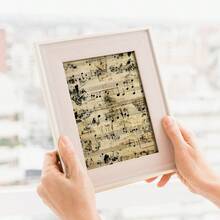 12 pièces Bloc-notes de papier de scrapbooking style gothique avec notes de musique, fleurs rétro, partitions, horloge mécanique, motif de train, 6*6 pouces pour scrapbooking, journal à puces, journal de gribouillage, carte de vœux, album et projets DIY - A - Voir 6