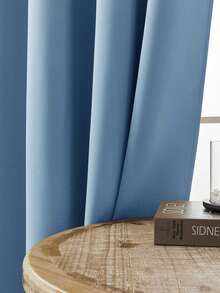 Blackout Curtains, Thermal Insulated, Opaque Curtains With Grommets, UV Protection, Bedroom Home Living Room Interior Decor - Blue - View 3