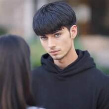 Saisity Men's Short Hair Toupee, 360° Full Coverage, With 3 Clips, Can Cover White Hair, 6 Inch Large Area Coverage, Black 1B - Black - View 9