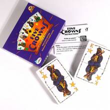 English Board Games FIVE CROWNS Crowns Board Game Cards Quiddler Wizard Toys - five crowns紙盒 - 查看 2
