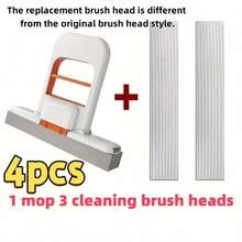 Cây lau nhà mini đa năng, có thể kéo dài và gấp gọn, thích hợp cho cả lau khô và lau ướt, dụng cụ vệ sinh tiết kiệm không gian cho nhà bếp, phòng khách, phòng tắm và ô tô. - Nhiều kiểu dáng - Xem 7