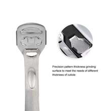 Stainless Steel Callus Removal Set: Professional Foot File And Dead Skin Remover For Gentle Pedicures, Silver Color - Silver - View 6
