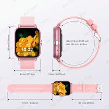 ZhiKexing 1 Set Smartwatch + Auriculares, Pantalla HD de 1.83", Body de aleación, Llamadas inalámbricas, Múltiples modos deportivos, Recordatorio de sedentarismo, Adecuado como regalo para amigos y parejas, Compatible con Android e iOS - Ver 6