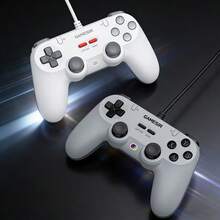 GAMESIR El controlador de juegos con cable T3 Lite presenta conexión por cable, respuesta instantánea, conexión estable, control de baja latencia, cambio inteligente entre múltiples modos, conectividad multiplataforma perfecta, conexión USB y soporte para PC/Steam/Switch/Android/iOS. - Ver 1