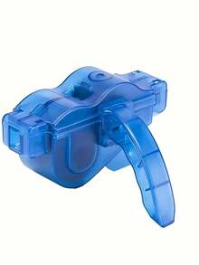 Blue Bicycle Chain Cleaner, Portable Handheld Bike Cleaning Tool, Plastic Coated Fiberglass Gear Cleaning Brush, 360° Rotatable Design, Easy To Operate - Multicolor - View 9