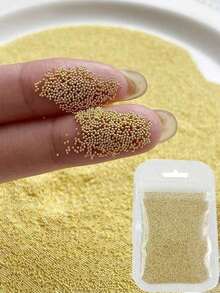 5000Pcs 3D Nail Caviar Beads Nail Art Nail Ball Beads Gold Nail Studs Decorations Accessories Nail Charms Nail Gems Nail Supplies Nails - 銀色 - 查看 7