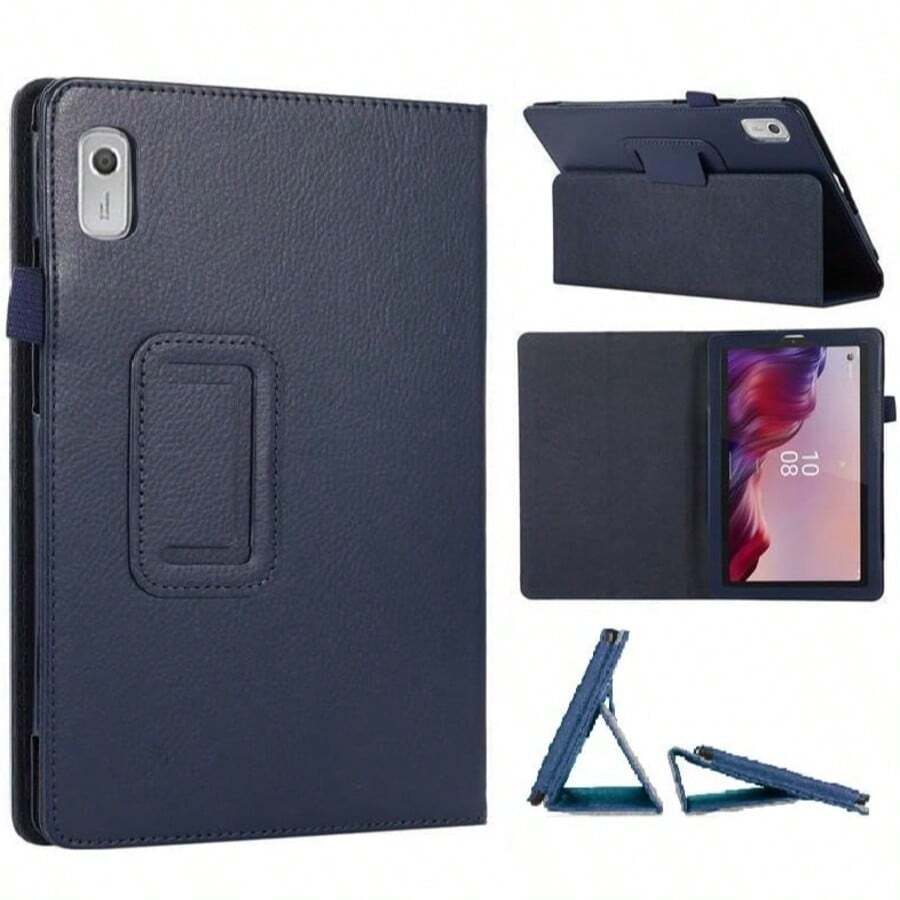 Funda de cuero con soporte tipo libro compatible con iPad Air/Pro, Mini 6/7, Air 11/13, Pro 13, Galaxy Tab A7 Lite/A9/A11 8.7, A9 Plus/A11 Plus, S9/S10/S9FE/S10FE/S10 Lite, con soporte para lápiz