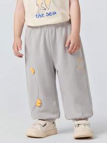 mini bala Quần dài chống muỗi cho trẻ em, thấm hút mồ hôi, nhanh khô, nhẹ, thoáng khí, thích hợp mặc mùa xuân cho bé trai và bé gái năm 2026. - tro buổi sáng - Xem 2
